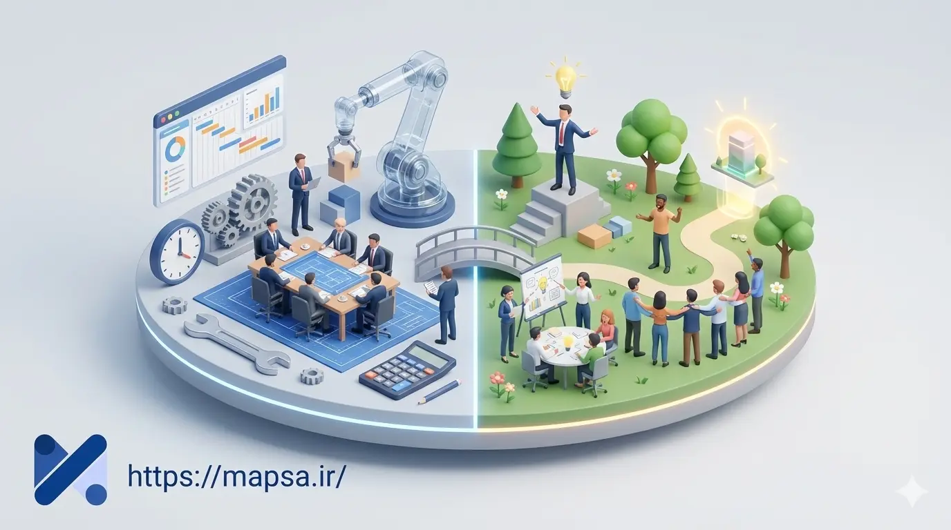 تفاوت رهبری پروژه با مدیریت پروژه