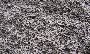 نمای نزدیک از بتن خود ترمیم شونده
